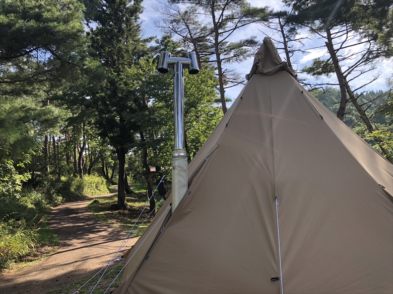 ソロキャンプをしながら薪ストーブのインストールを考えるin閑乗寺公園キャンプ場